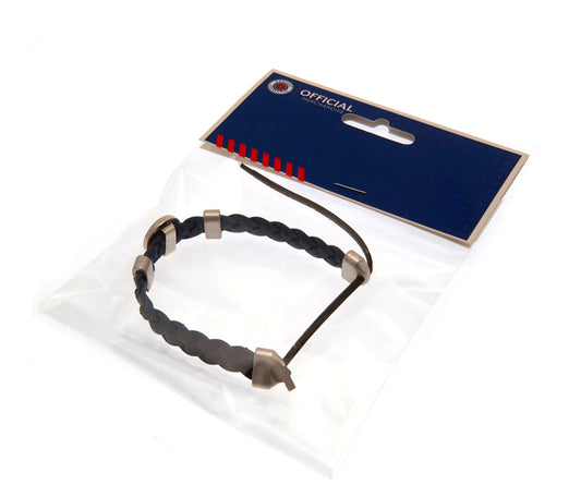 Official Licensed Rangers FC PU Slider Bracelet
