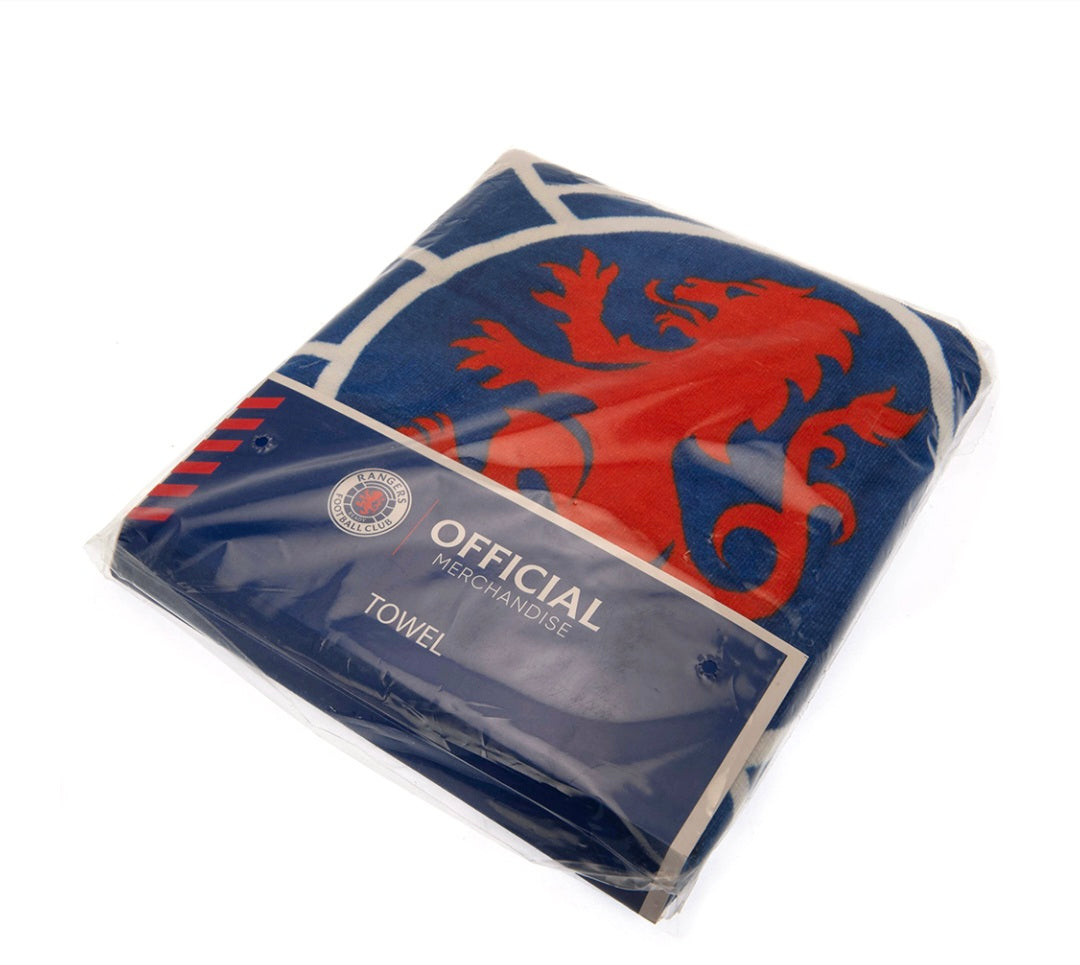 Official Licensed Rangers FC  Pulse Beach Towel
