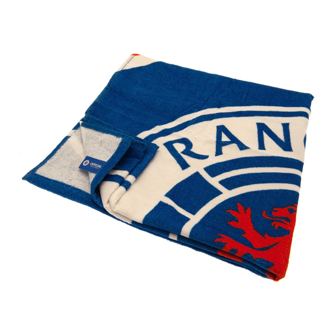 Official Licensed Rangers FC  Pulse Beach Towel